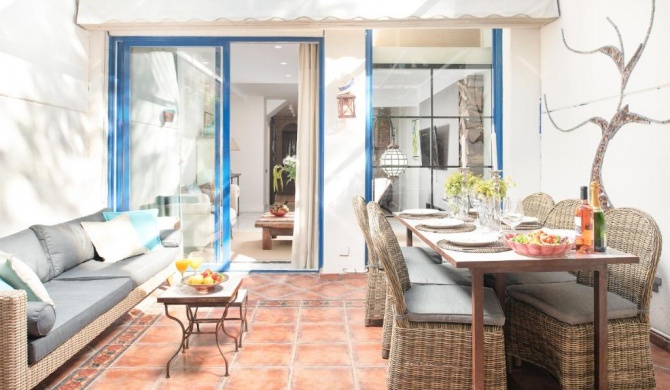 Marbella Center Beachfront with Private Patio