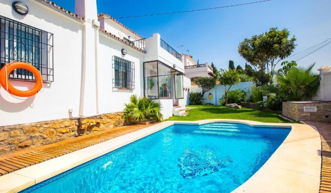 OleHolidays Villa Loleta vistas al mar, 100 m Playa - piscina privada