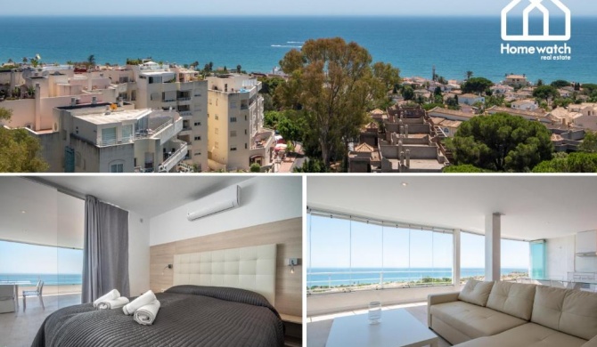 Stunning new apartment with amazing sea views at the beach