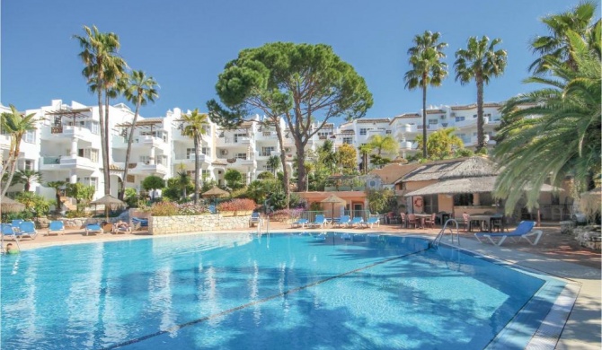 Beautiful apartment in Mijas with Sauna, WiFi and Swimming pool