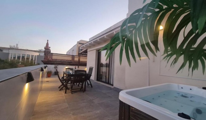 Fantástico ático 2 hab y gran terraza privada