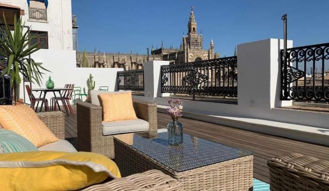 Penthouse with Large Private Terrace with Views Cathedral